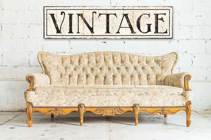 VINTAGE Sign Rustic Farmhouse Large Wall Hanging Canvis Art Print