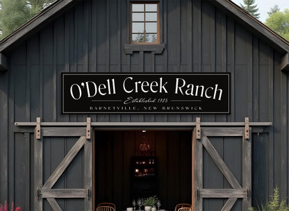 Metal Outdoor Ranch Sign, Custom Metal Sign, Family Name Signs, Ranch Sign, Large Barn Signs, Weatherproof  Sign, Rusted Metal Sign