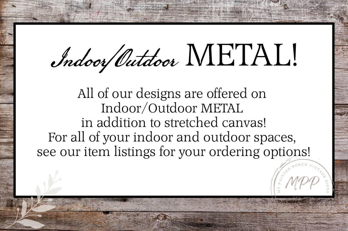 Metal Outdoor Barn Sign, Custom Metal Sign, Family Name Signs, Ranch Sign, Large Barn Signs, Weatherproof  Sign, Rusted Metal Sign