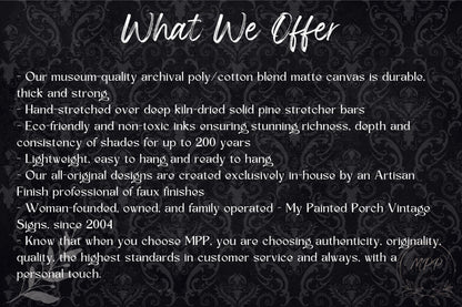what we offer