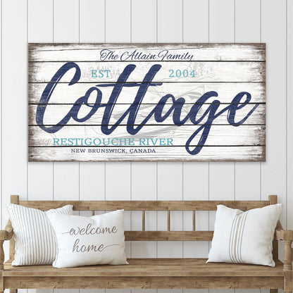 OUTDOOR METAL COTTAGE Family Name Sign Custom Personalized Vintage Porch Pool Patio Deck Backyard Signs