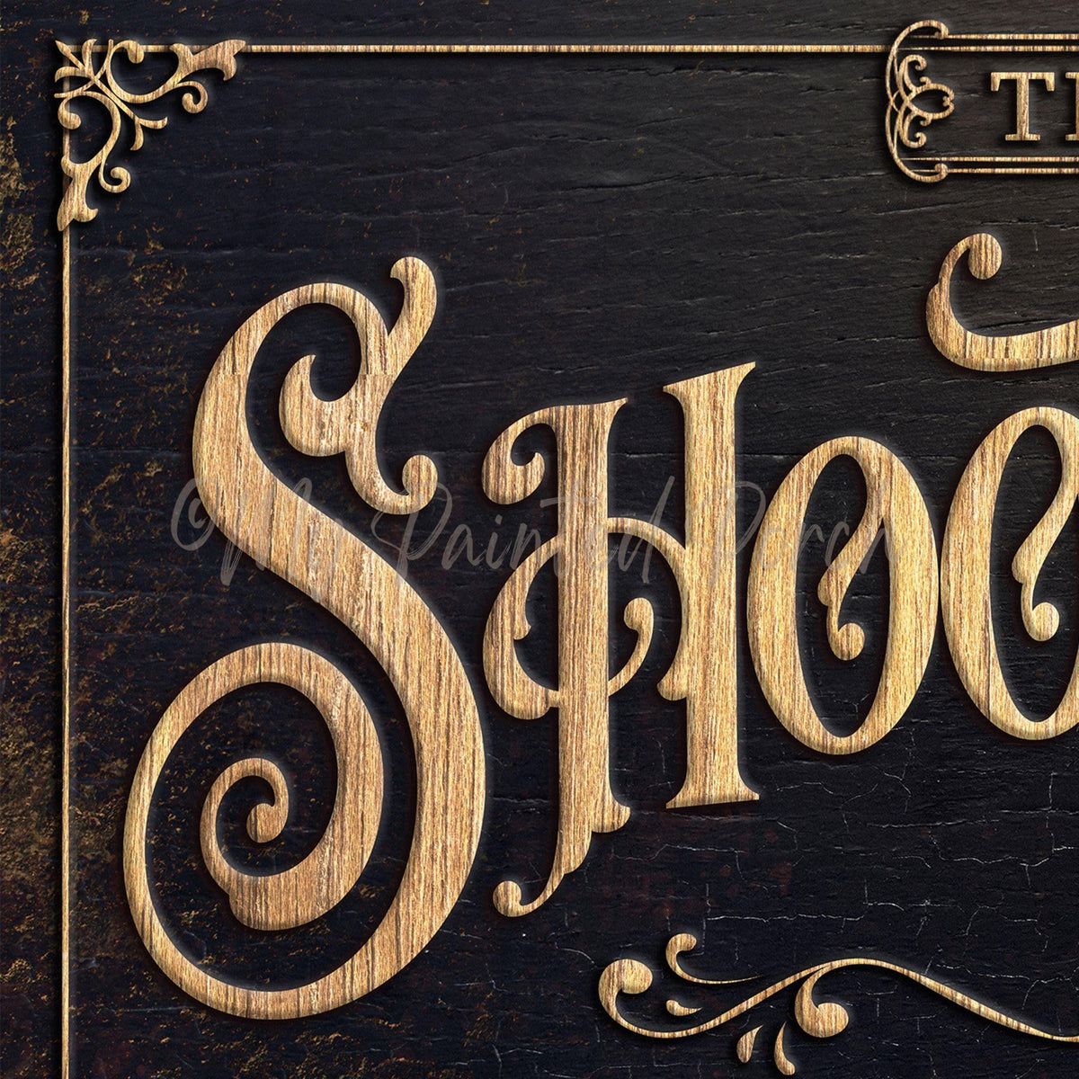 SHOOTER BAR Metal Sign Indoor Outdoor Custom Personalized Vintage Basement Name Signs