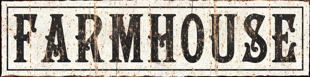 Vintage FARMHOUSE Sign Large Modern Rustic Canvas Decor Kitchen Dining Room Entry Wall Art